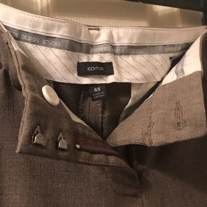 Express Editor Light Brown Dress Pants
